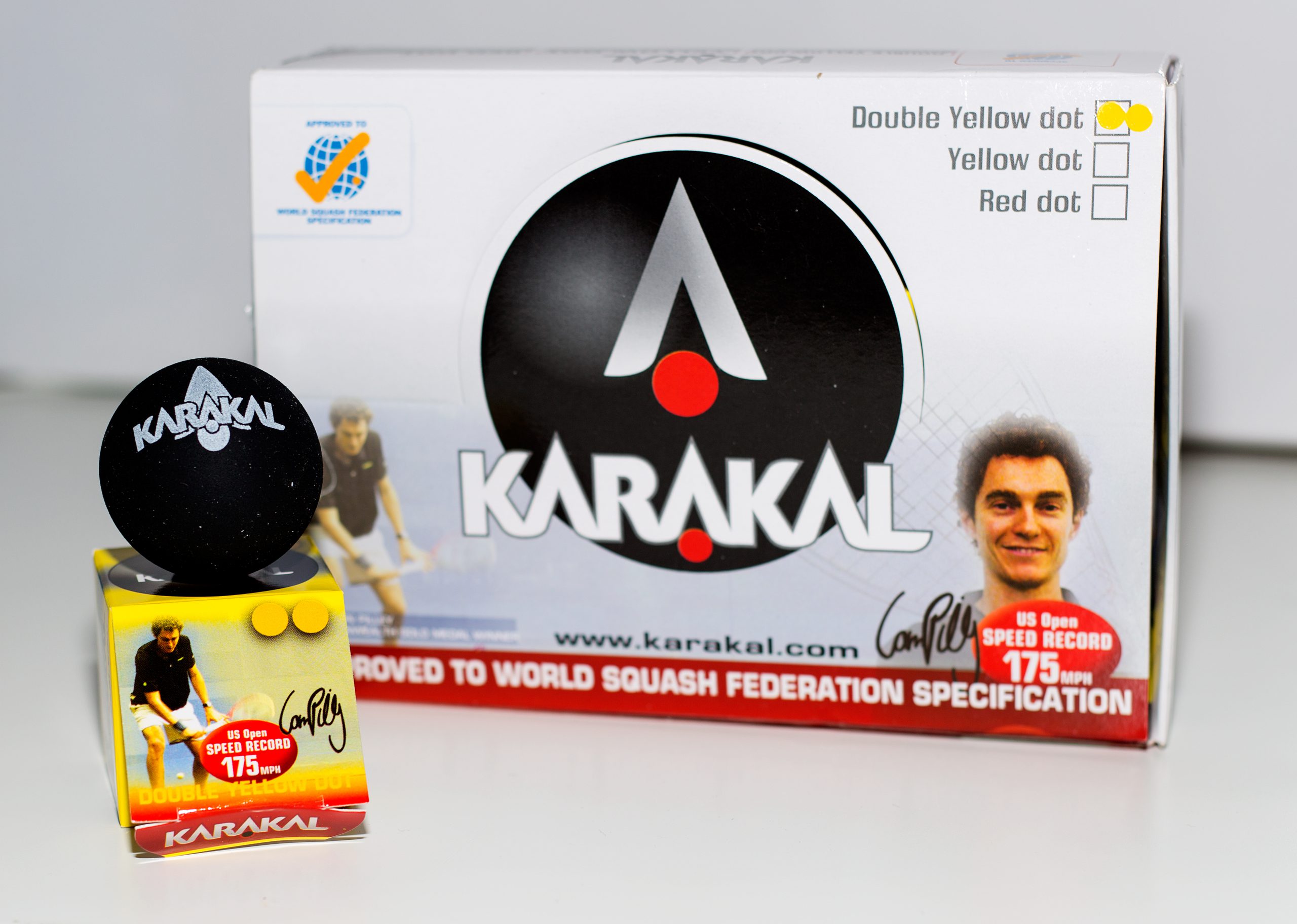 SquashXtra Kit Bag Karakal Squash Balls PSA World Tour
