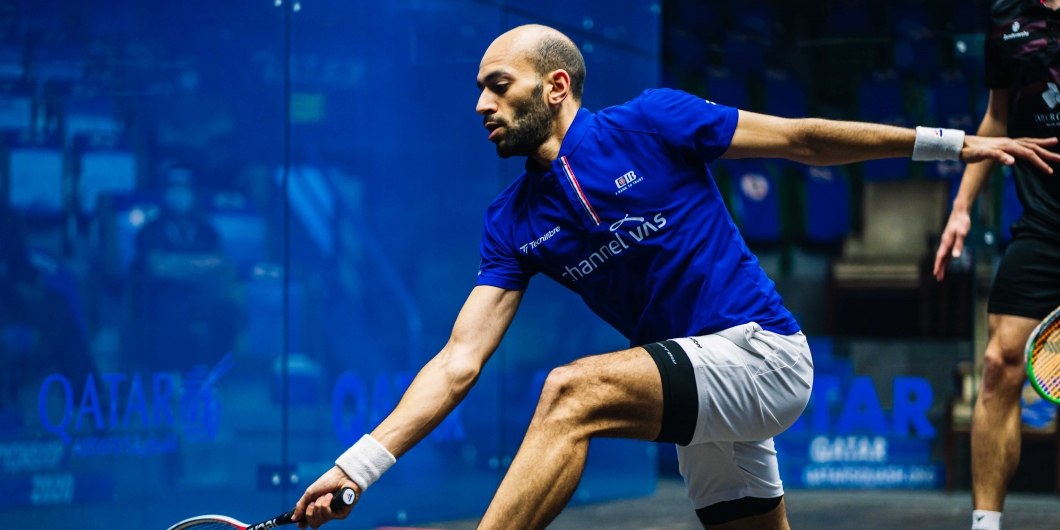 Qatar Squash RD3 ElShorbagy Takes Out Kandra PSA World Tour