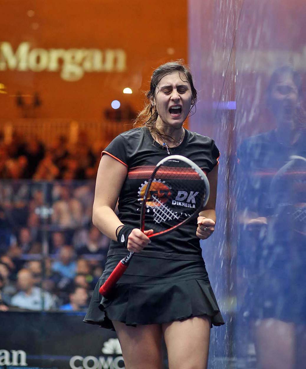 Sherbini Math ToC Update: El Sherbini Overcomes Serme in Brutal Battle - PSA Squash Tour