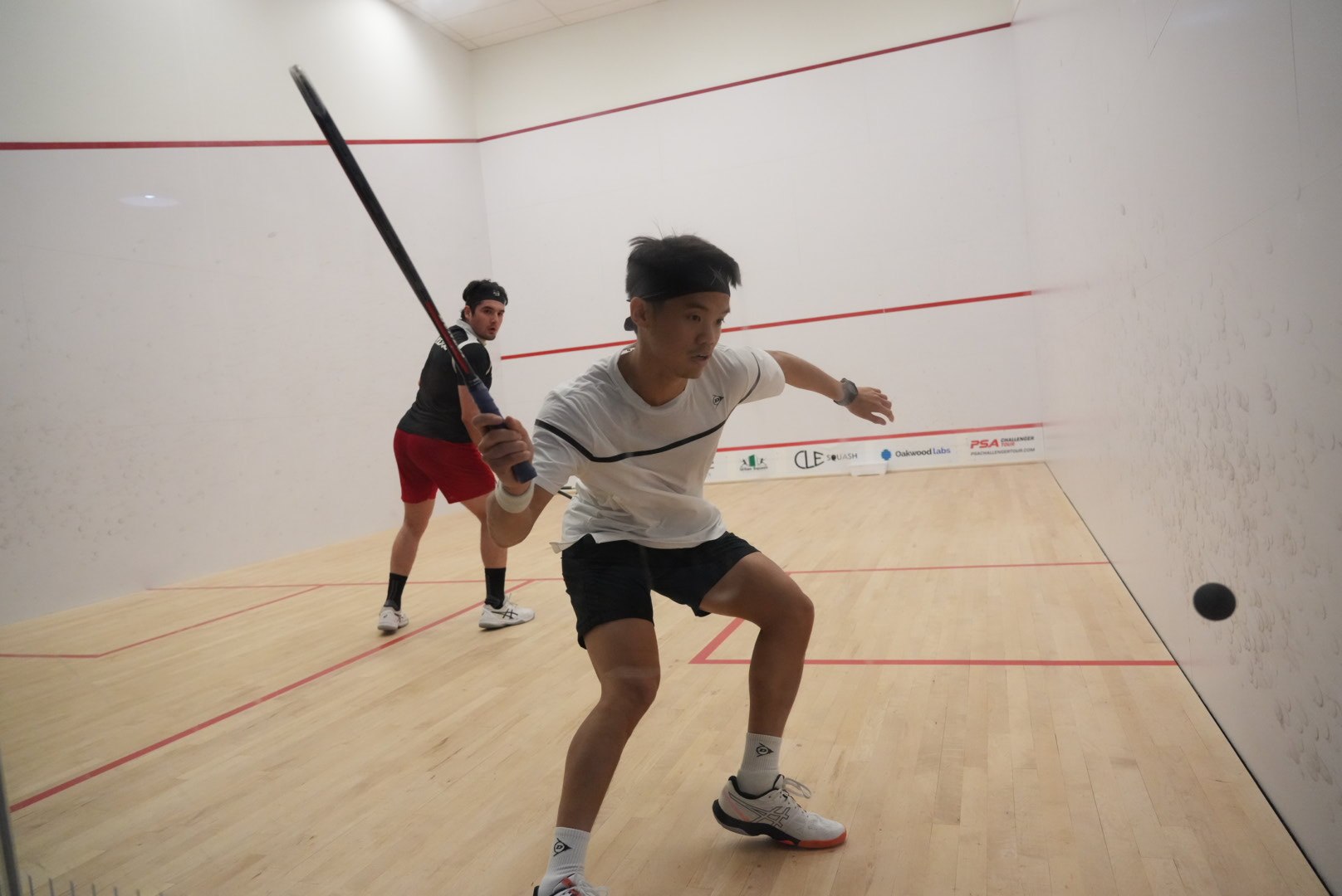 Eain Yow Ng in action in the semis in Cleveland