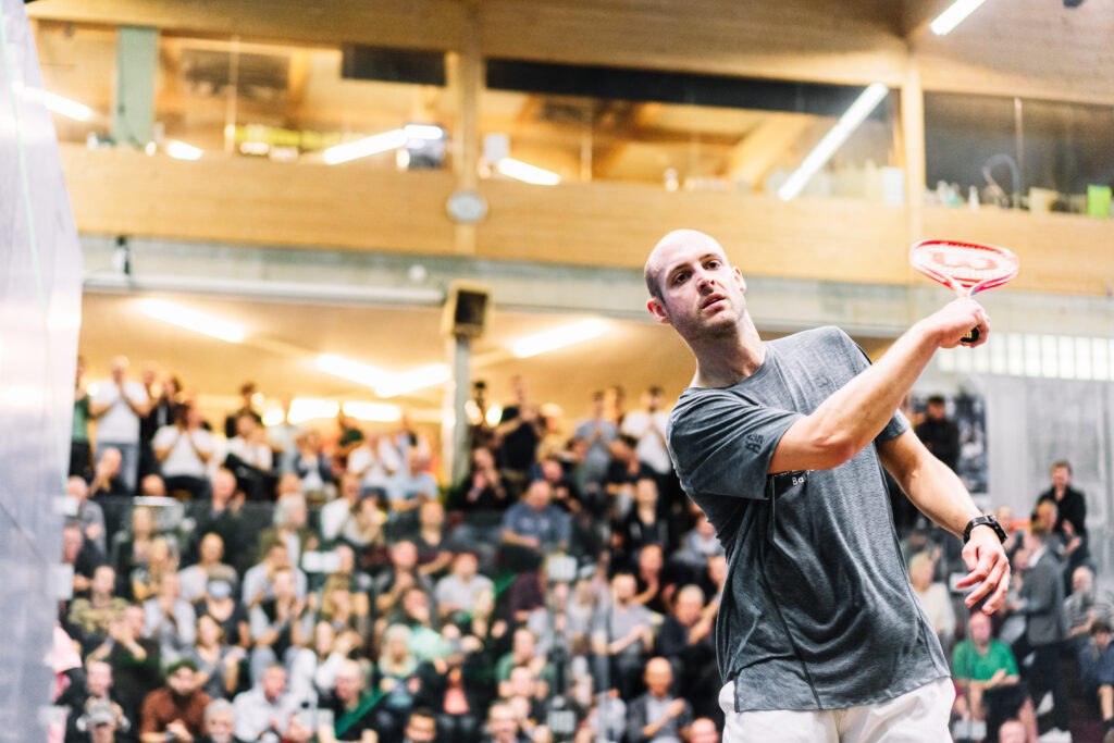 Nicolas Mueller in action in Uster