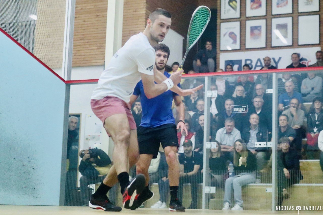 Baptiste Masotti on court in Niort