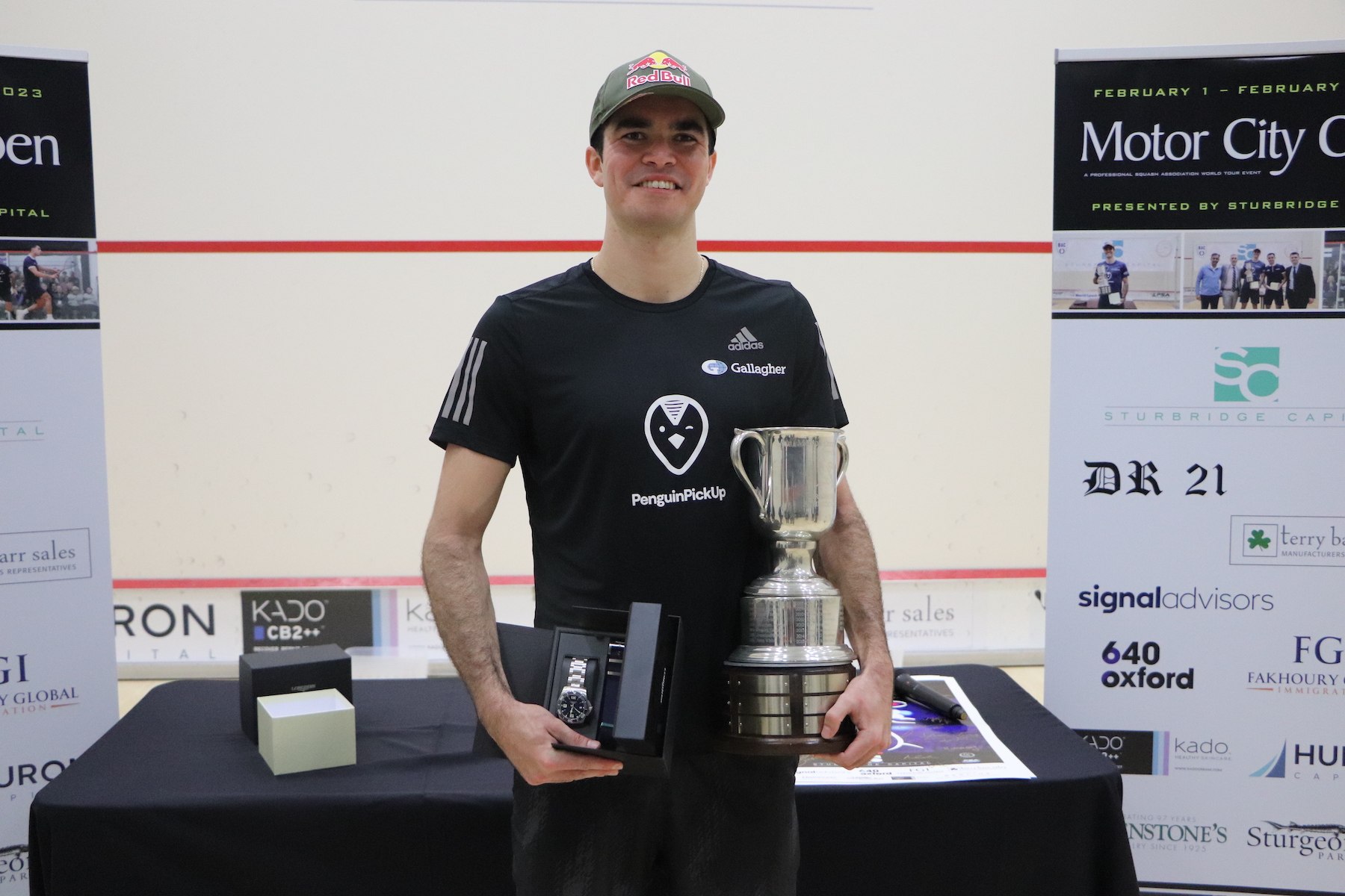 Diego Elias Wins Third Consecutive Motor City Open Title PSA World Tour