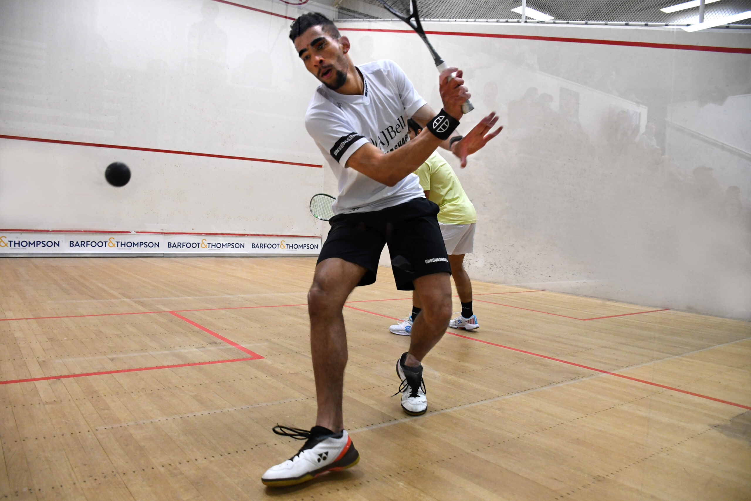 Lwamba Chileshe, the defending men's champion, in action at last year's event