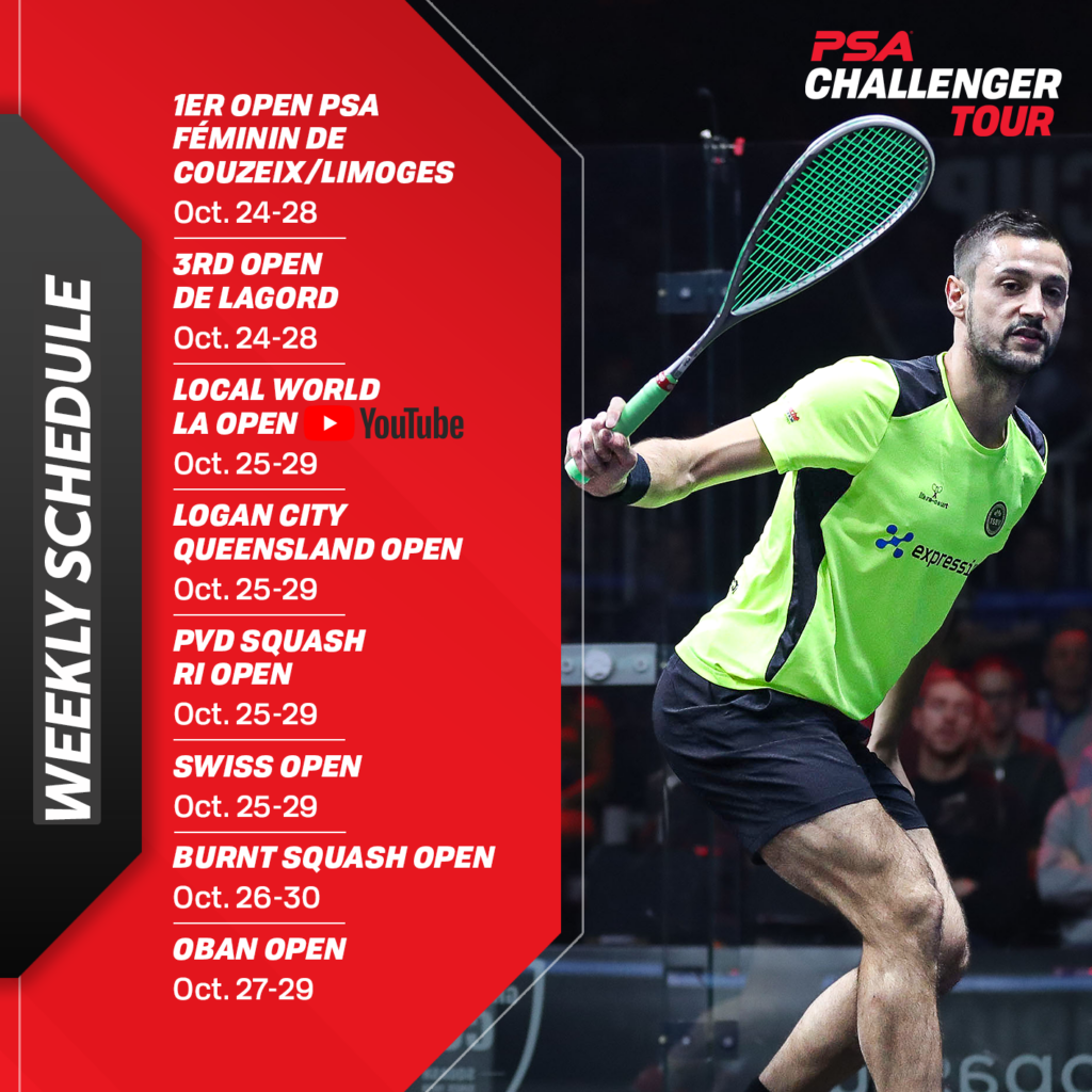 Challenger Tour Weekly Preview Green Squash Tour Begins PSA World Tour