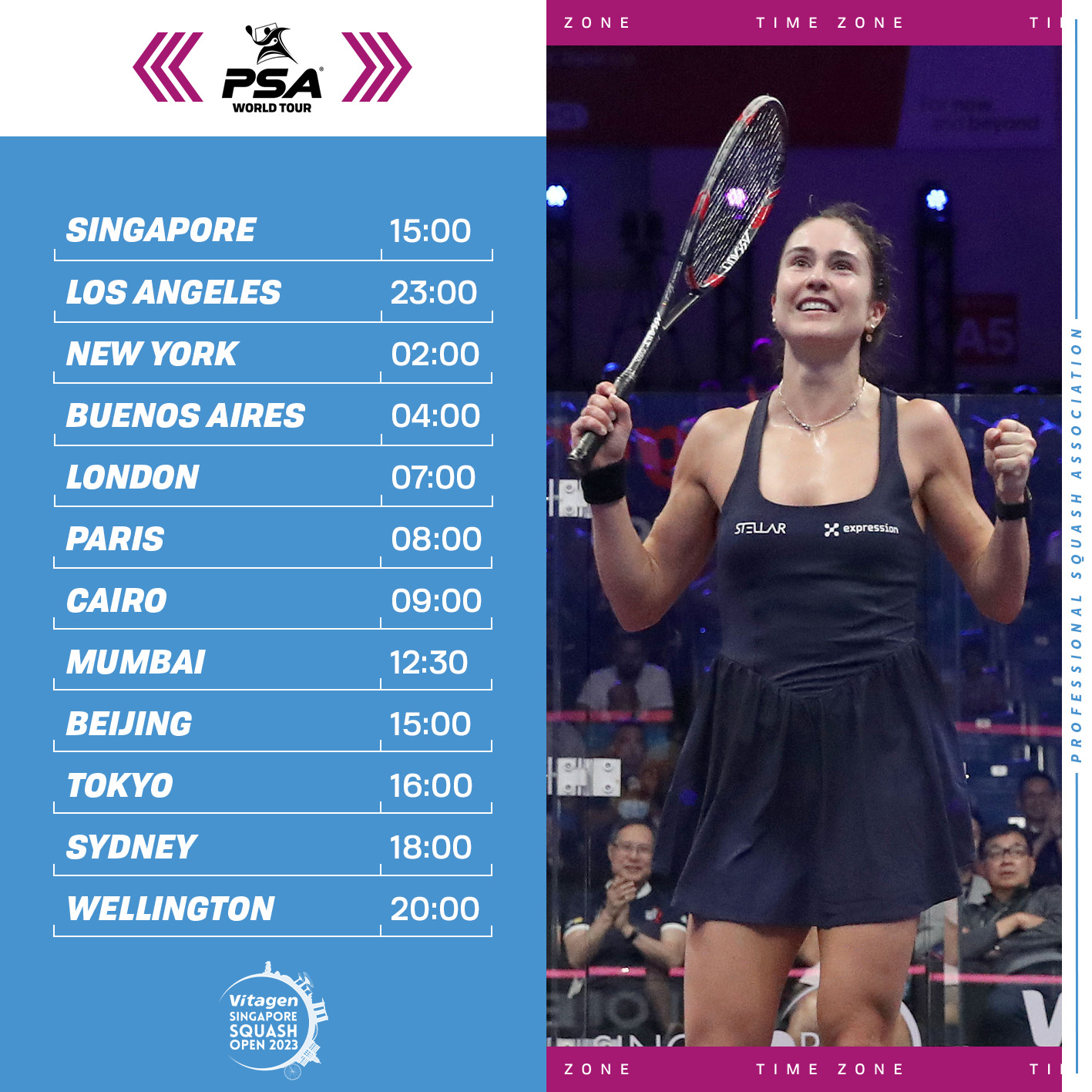 Singapore Open Finals The Stats & How to Watch Live PSA World Tour